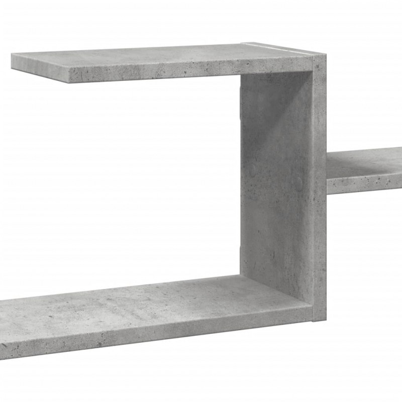 Półka wisząca, szarość betonu, 104x15x49 cm