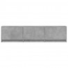 Szafka pod TV z LED, szarość betonu, 165x34x40 cm
