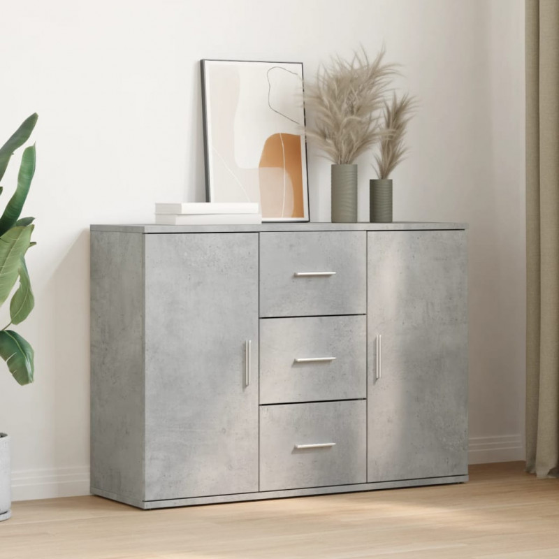 Szafka, szarość betonu, 90,5x29,5x65cm, materiał drewnopochodny