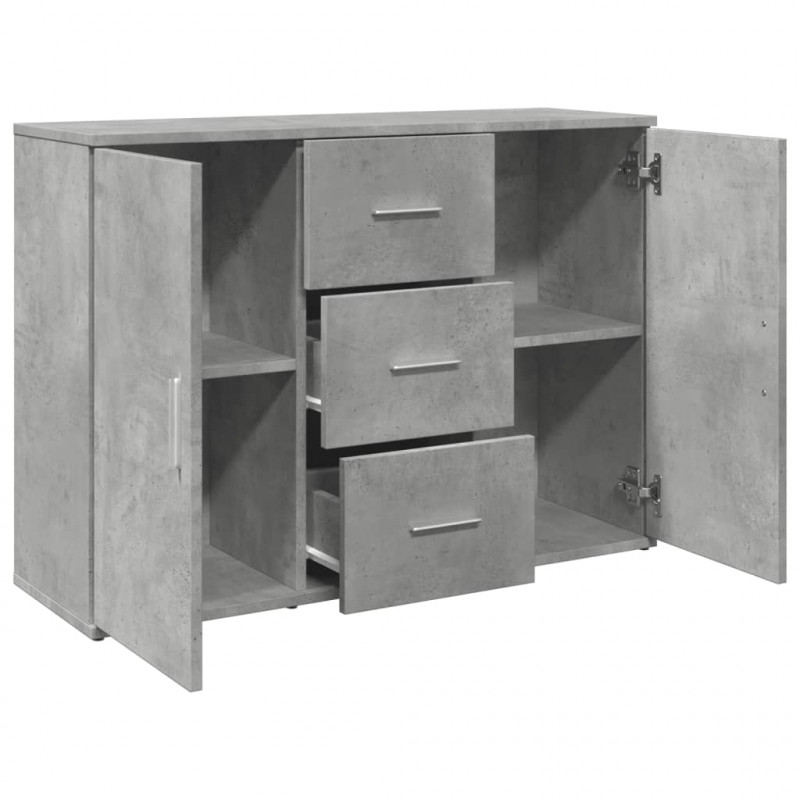 Szafka, szarość betonu, 90,5x29,5x65cm, materiał drewnopochodny
