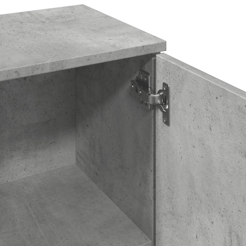 Szafka, szarość betonu, 90,5x29,5x65cm, materiał drewnopochodny