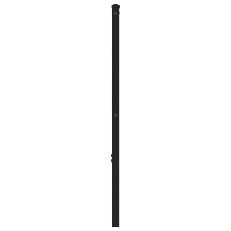 Wezgłowie, brązowy dąb, 160 cm, stal i materiał drewnopochodny