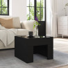 Stolik kawowy z LED Infinity, czarny, 40x40x30 cm