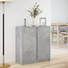 Szafka z LED, szarość betonu, 77x34x85 cm