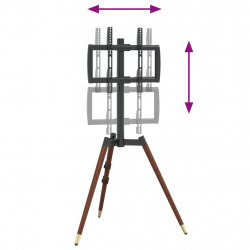 Stojak z uchwytem na TV 37-65'', rozstaw VESA 400x400 mm, 40 kg