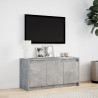 Szafka pod TV z LED, szarość betonu, 100x34x50 cm