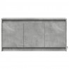 Szafka pod TV z LED, szarość betonu, 100x34x50 cm
