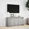 Szafka pod TV z LED, szary dąb sonoma, 100x34x50 cm