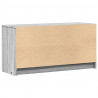 Szafka pod TV z LED, szary dąb sonoma, 100x34x50 cm