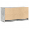Szafka pod TV z LED, szarość betonu, 100x34x50 cm
