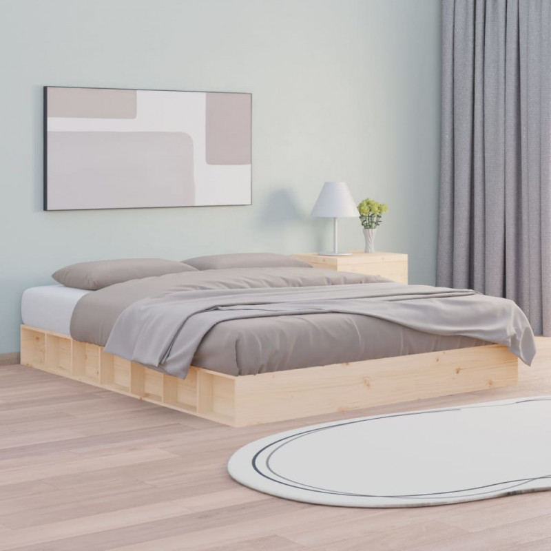 Rama łóżka, 180x200 cm, lite drewno