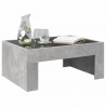 Stolik kawowy z LED Infinity, szarość betonu, 70x50x30 cm
