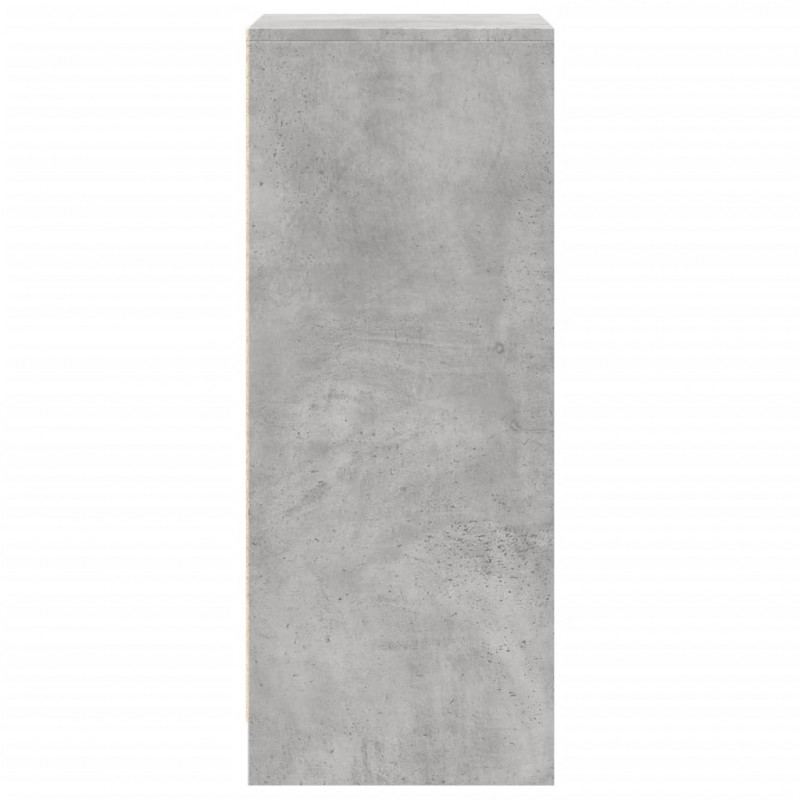 Szafka z LED, szarość betonu, 42,5x34x85 cm
