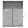 Szafka z LED, szarość betonu, 77x34x100 cm