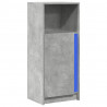 Szafka z LED, szarość betonu, 42,5x34x100 cm