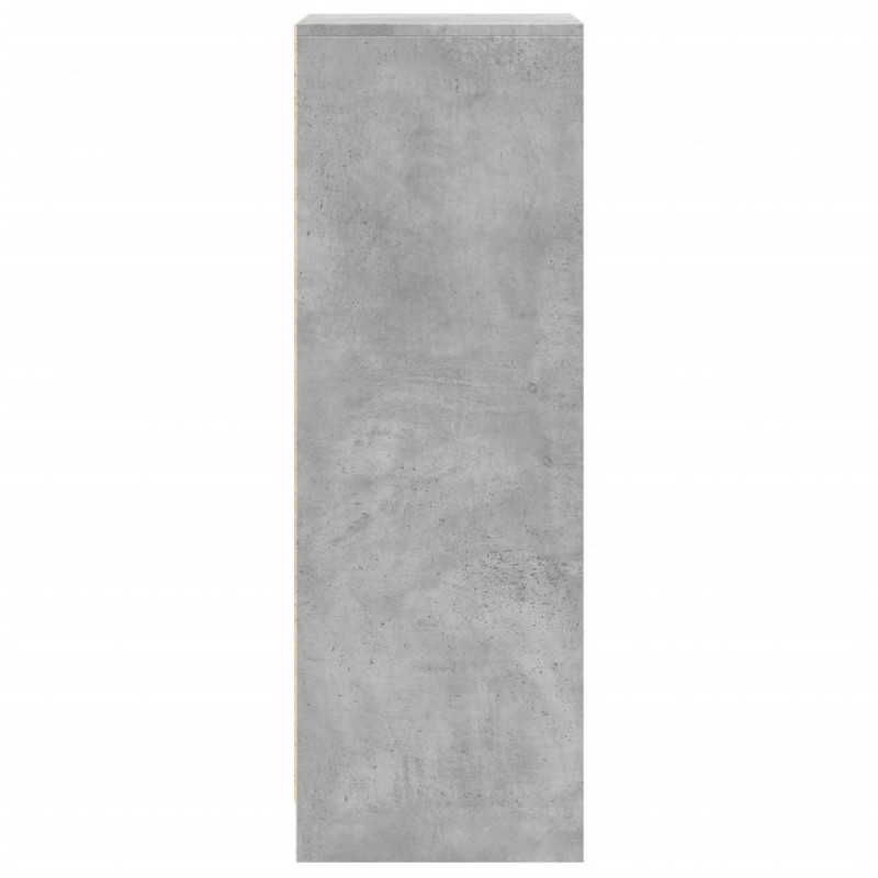Szafka z LED, szarość betonu, 42,5x34x100 cm