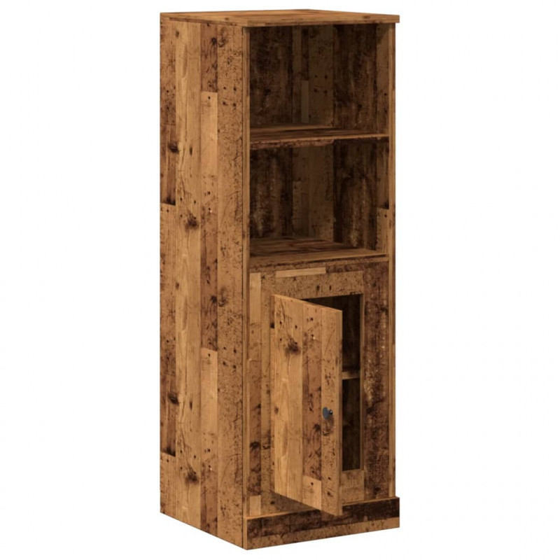 Szafka, stare drewno, 36x35,5x103,5 cm, materiał drewnopochodny