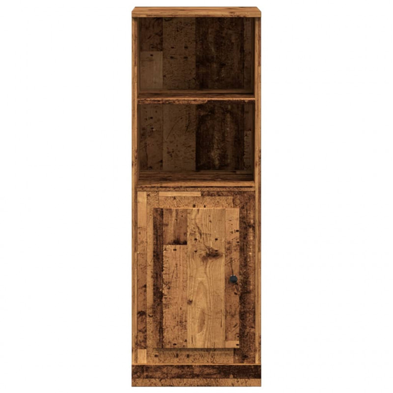 Szafka, stare drewno, 36x35,5x103,5 cm, materiał drewnopochodny