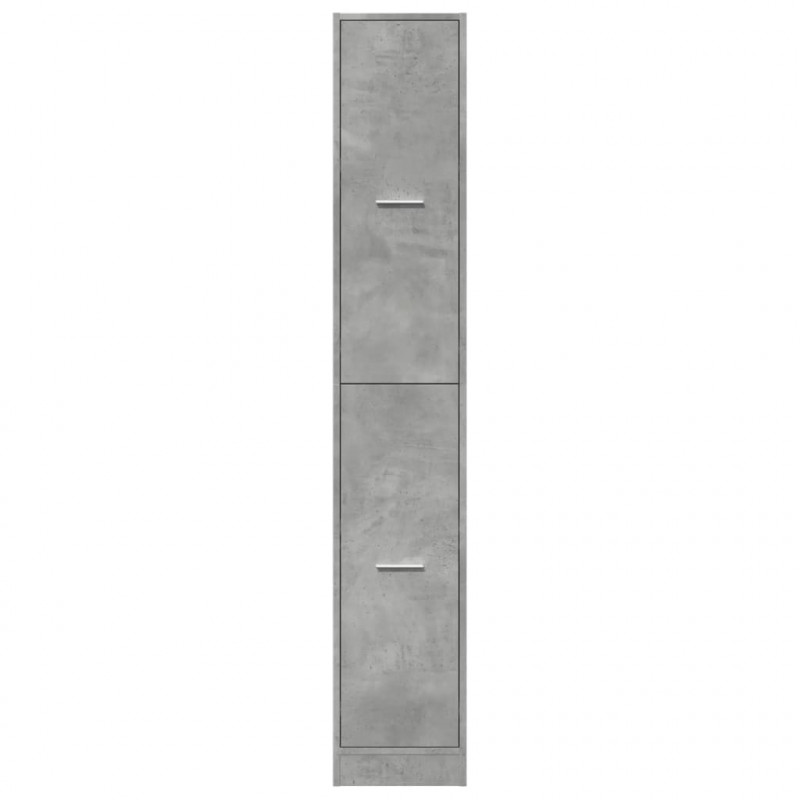 Szafka apteczna, szarość betonu, 30x41x174,5 cm