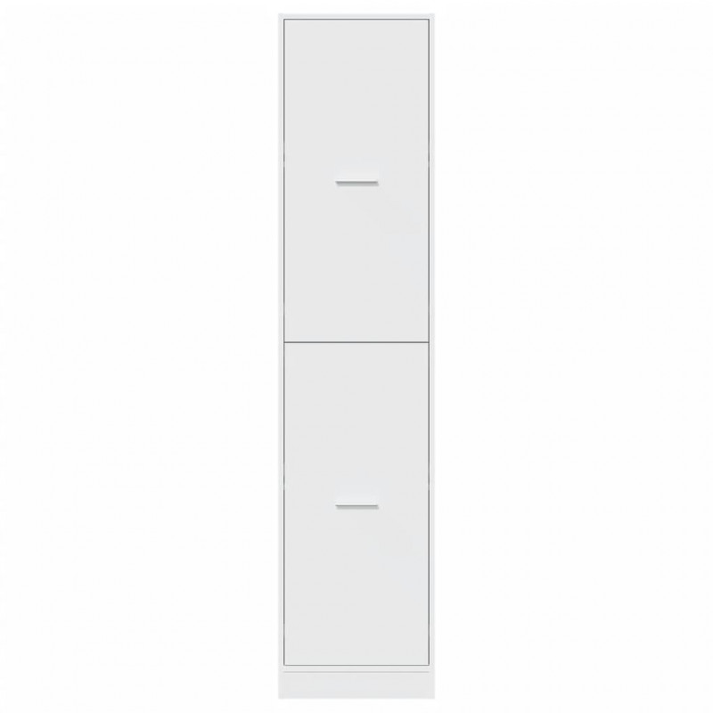Szafka apteczna, biała, 40x41x174,5 cm, materiał drewnopochodny