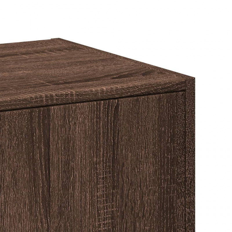 Szafka apteczna, brązowy dąb, 40x41x174,5 cm
