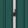 Szopa ogrodowa, zielona, 205x129x183 cm, stal galwanizowana