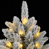 Sztuczna choinka, ośnieżona, 150 lampek LED, 120 cm