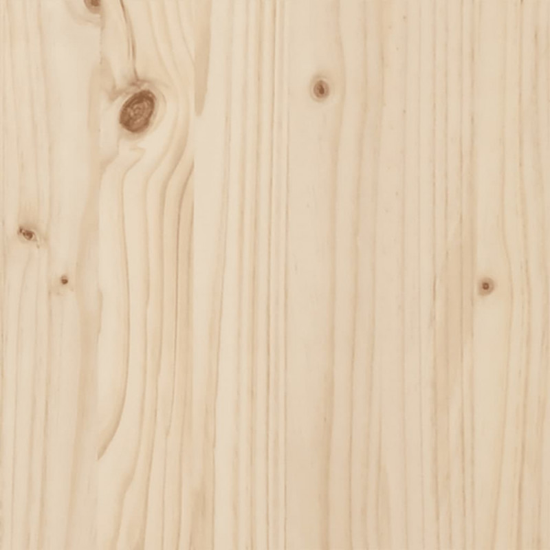 Dłuższe łóżko bez materaca, 140x210 cm, lite drewno sosnowe