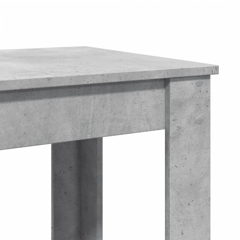 Stolik barowy, szarość betonu, 102x50x103,5 cm