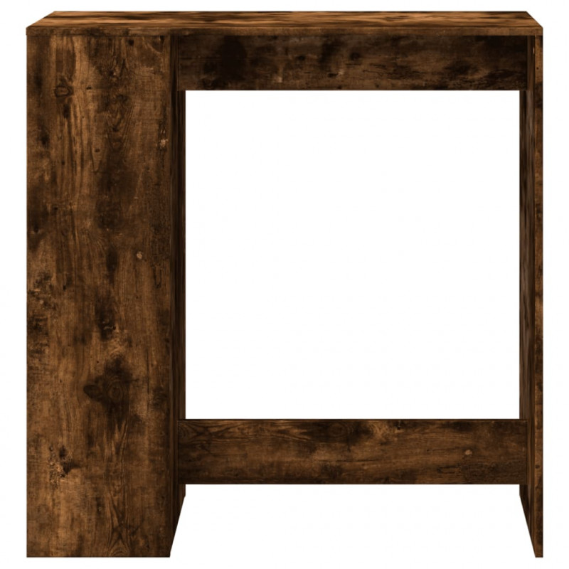 Stolik barowy z przegrodami, przydymiony dąb, 101x40x103,5 cm