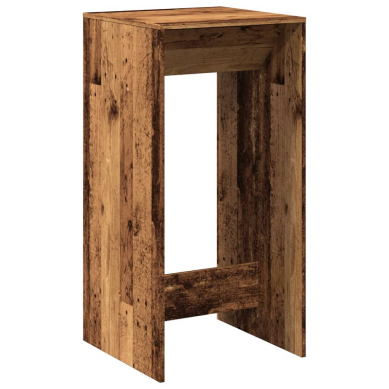 Stolik barowy, stare drewno, 51x50x103,5cm