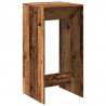 Stolik barowy, stare drewno, 51x50x103,5cm
