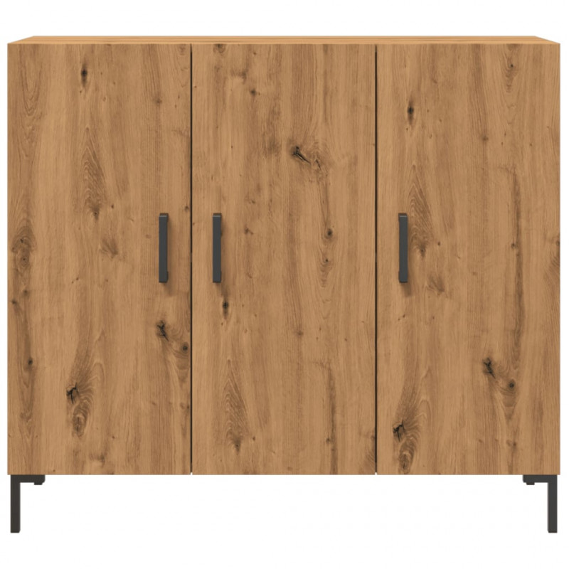 Szafka, dąb artisian, 90x34x80 cm, materiał drewnopochodny