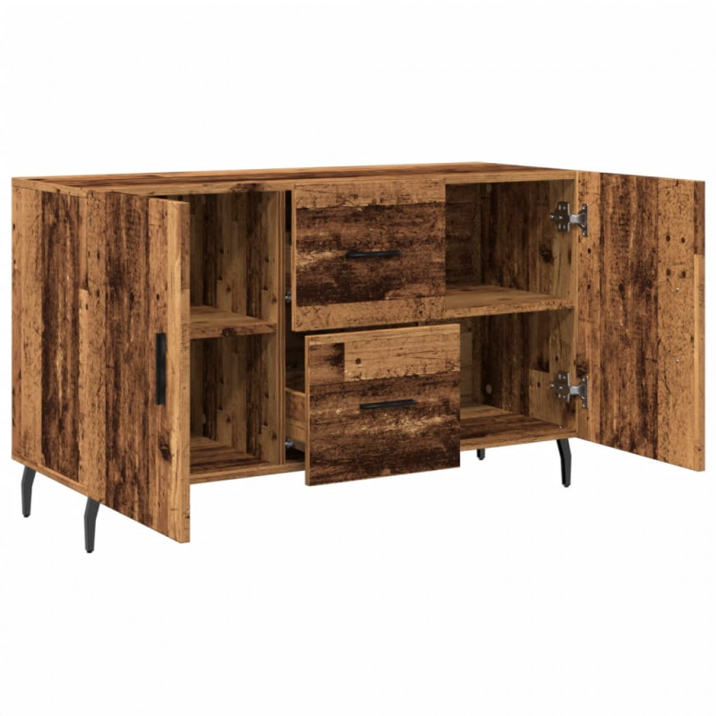 Komoda, stare drewno, 100x36x60 cm, materiał drewnopochodny