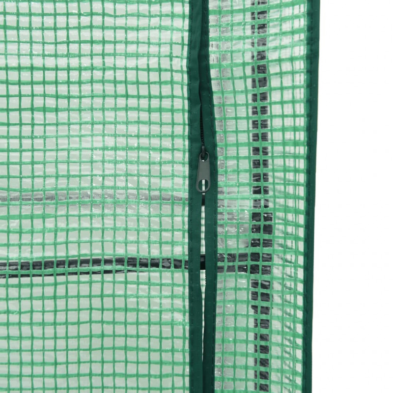 Podwyższona donica ze szklarnią, wygląd rattanu, 80x40x123 cm