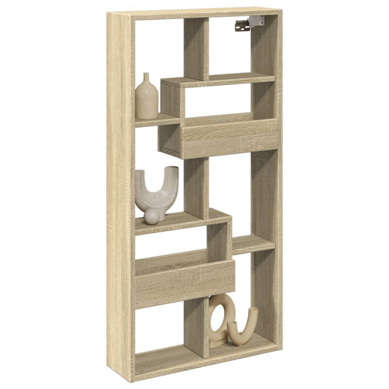 Szafka wisząca, dąb sonoma, 50x15x100, materiał drewnopochodny
