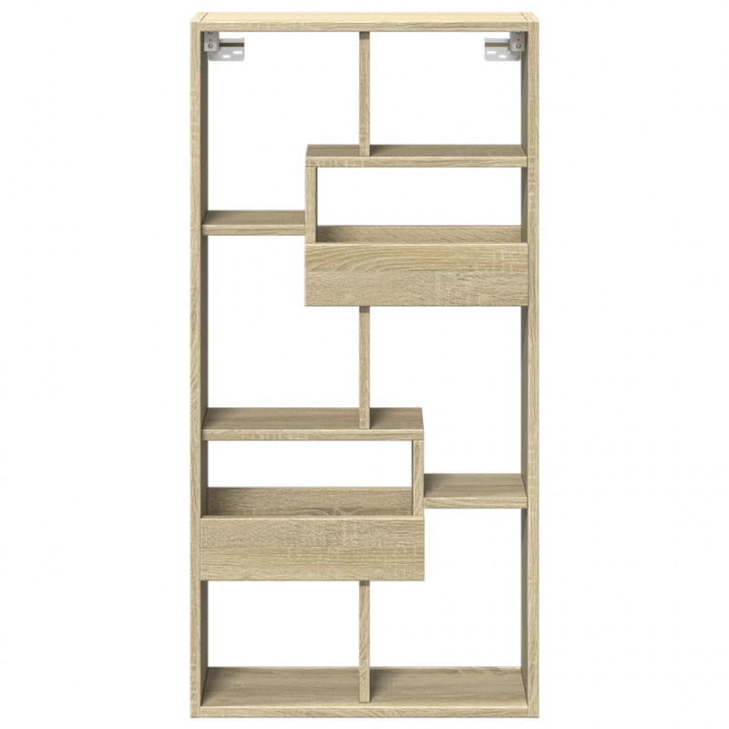Szafka wisząca, dąb sonoma, 50x15x100, materiał drewnopochodny