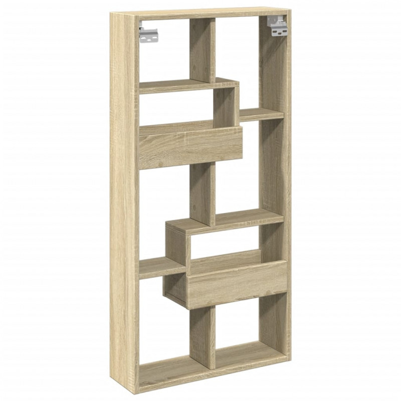 Szafka wisząca, dąb sonoma, 50x15x100, materiał drewnopochodny