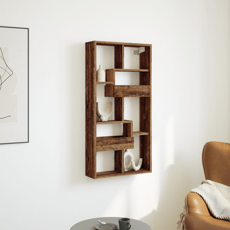 Szafka wisząca, stare drewno, 50x15x100 cm