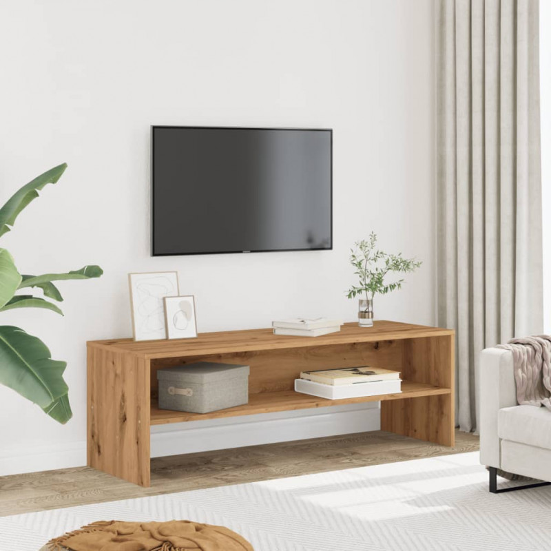 Szafka pod TV, dąb artisian, 120x40x40 cm