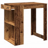 Stolik barowy, stare drewno, 102x70x103,5 cm