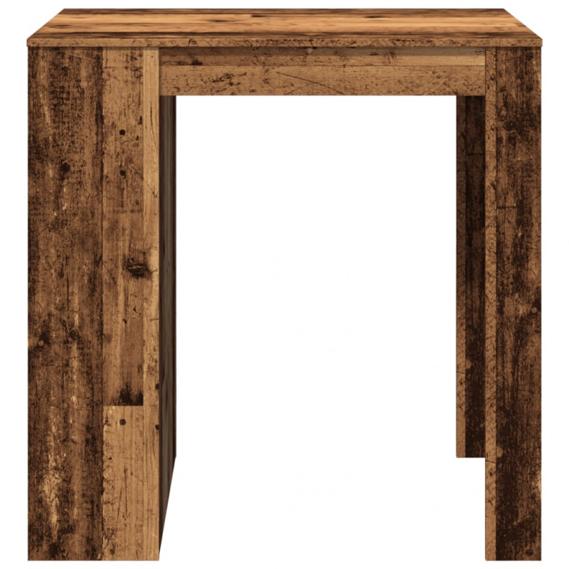 Stolik barowy, stare drewno, 102x70x103,5 cm