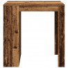Stolik barowy, stare drewno, 102x70x103,5 cm