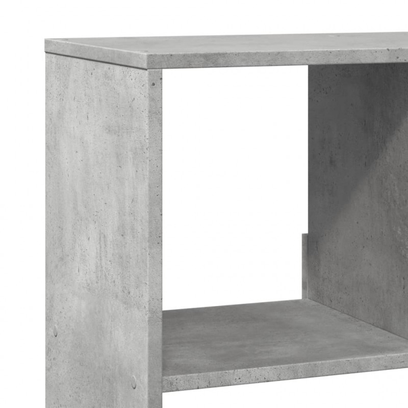Regał, szarość betonu, 100x33x156,5 cm, materiał drewnopochodny