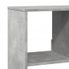 Regał, szarość betonu, 100x33x156,5 cm, materiał drewnopochodny