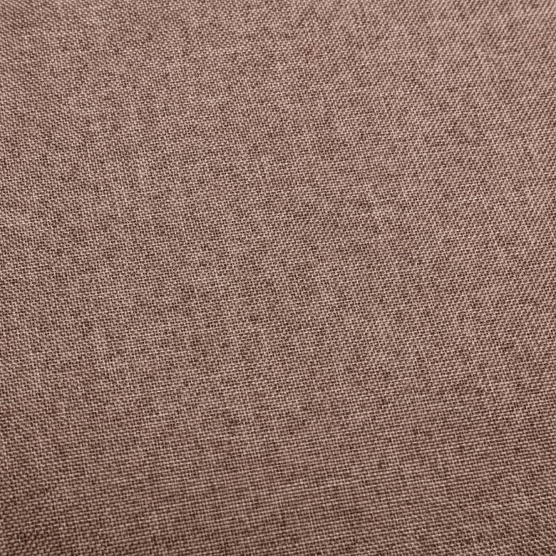 Stołki barowe, 2 szt., taupe, tapicerowane tkaniną