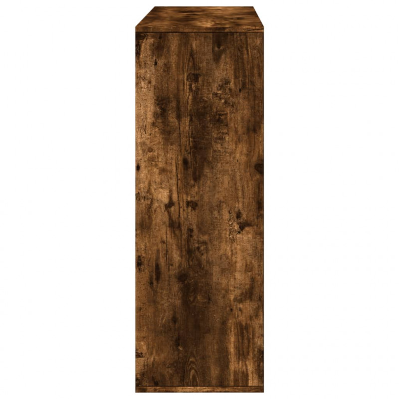 Regał, przydymiony dąb, 100x33x94,5 cm, materiał drewnopochodny