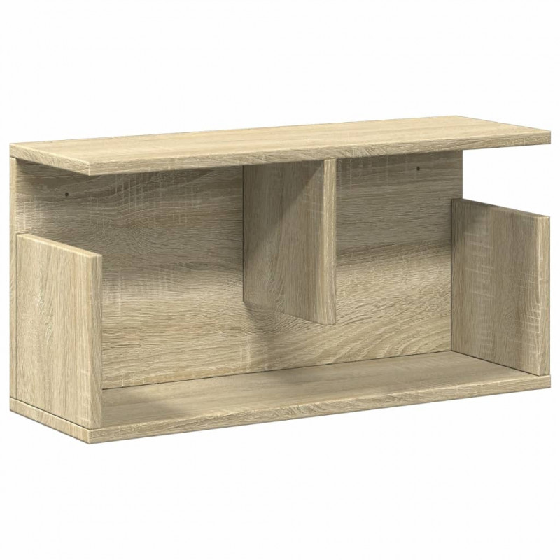 Półka ścienna, 60x20x30 cm, dąb sonoma, materiał drewnopochodny