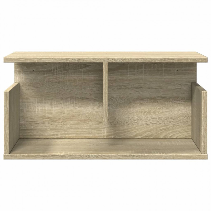Półka ścienna, 60x20x30 cm, dąb sonoma, materiał drewnopochodny