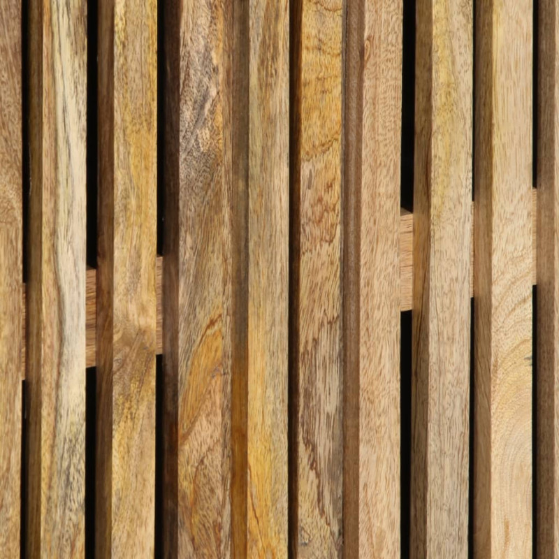 Szafki, 3 szt., 60x34x75 cm, lite surowe drewno mango